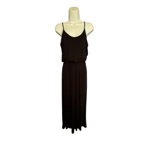 Lush Black Maxi Dress Women’s Reg Size L V729